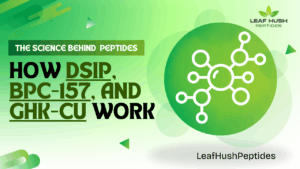 Read more about the article The Science Behind Popular Peptides: How DSIP, BPC-157, and GHK-Cu Work